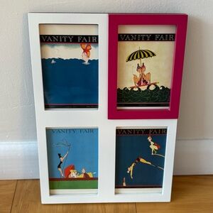 Vanity Fair framed postcards